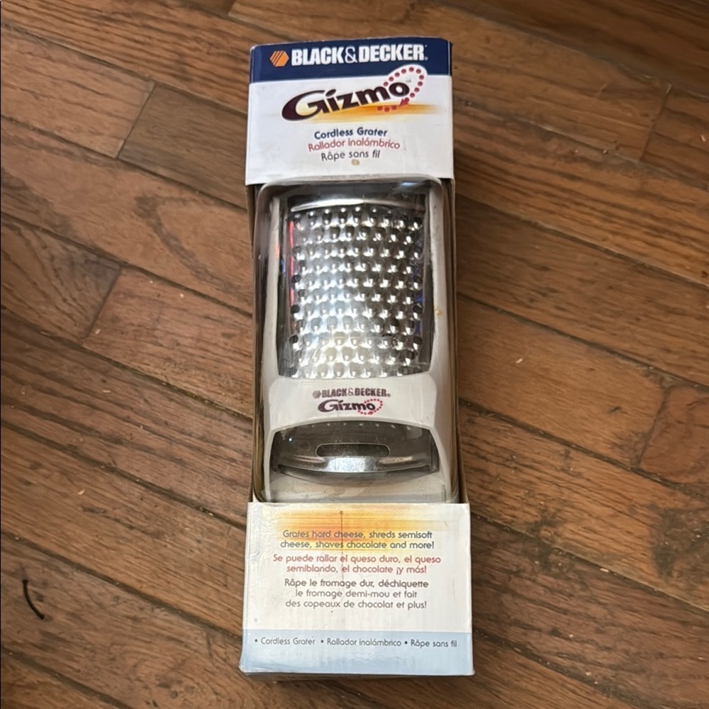 Black & Decker Gizmo Cordless Grater NIB‎